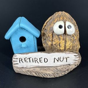 Shade Tree Creations Vernon 2005 Lottery Nut Resin Mini Figurine Novelty Humor